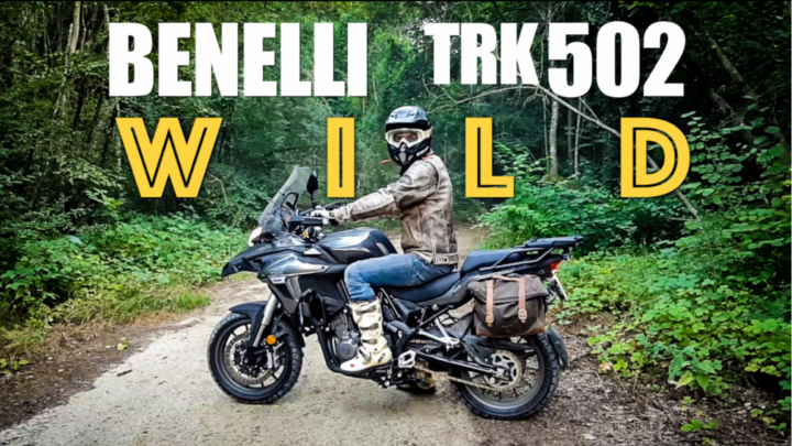 Essai de la Benelli TRK 502 en forêt par Les Vieux Boulons, concessionnaire moto à Lagny-Sur-Marne