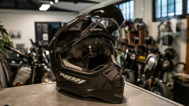 CASQUE NOX N312 TRAIL MOTO ENDURO MAX NOIR